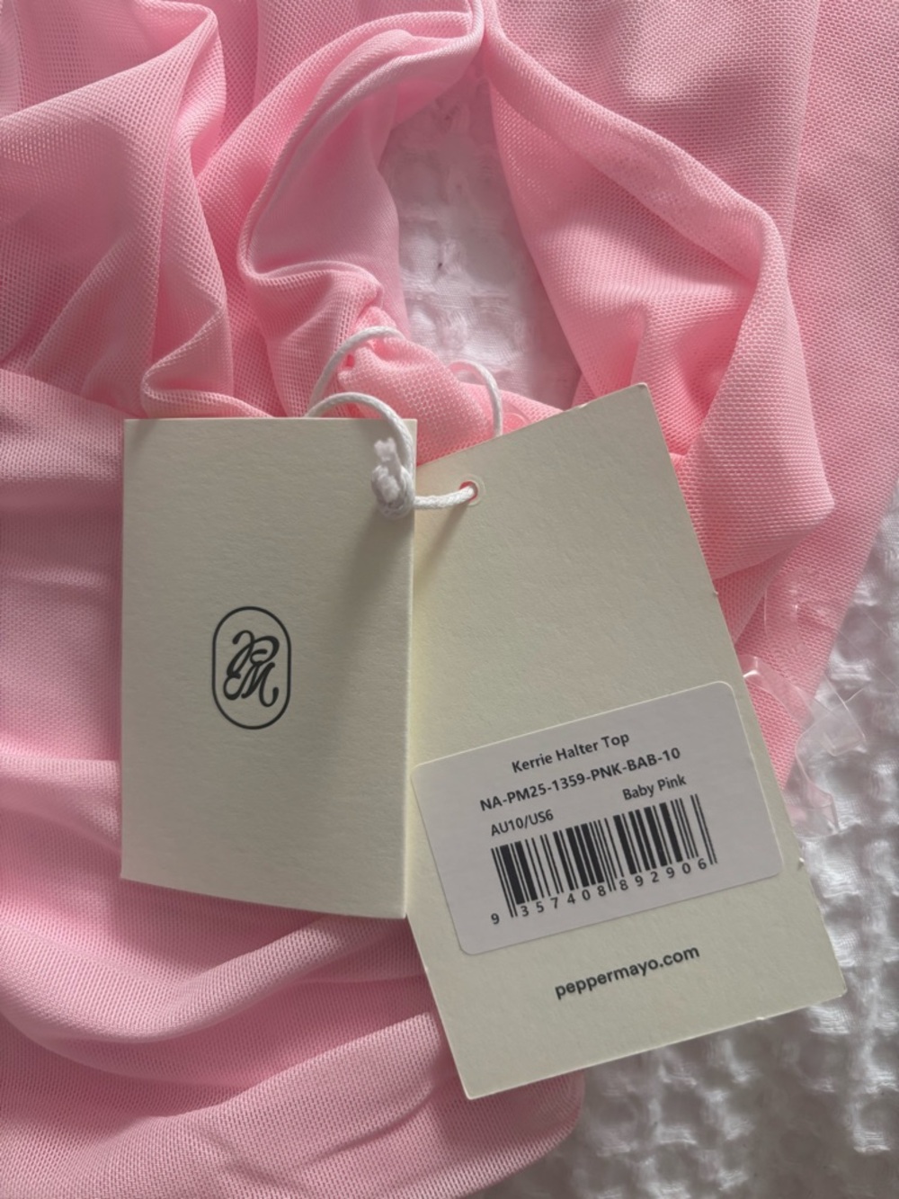 Peppermayo Baby Pink Halter Top - Picture 6 of 6